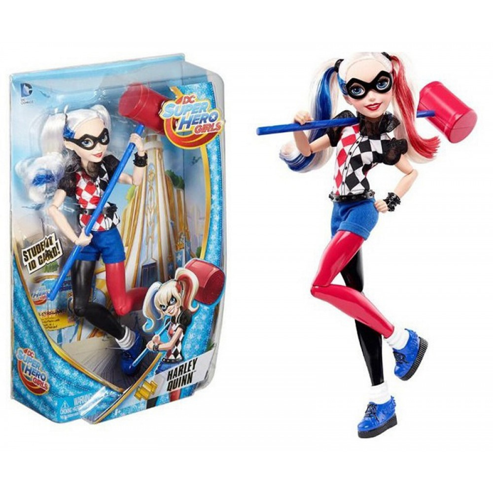 Bonecas dc super hero girls harley quinn arlequina 30 cm mattel extra extra  extra extra, extra